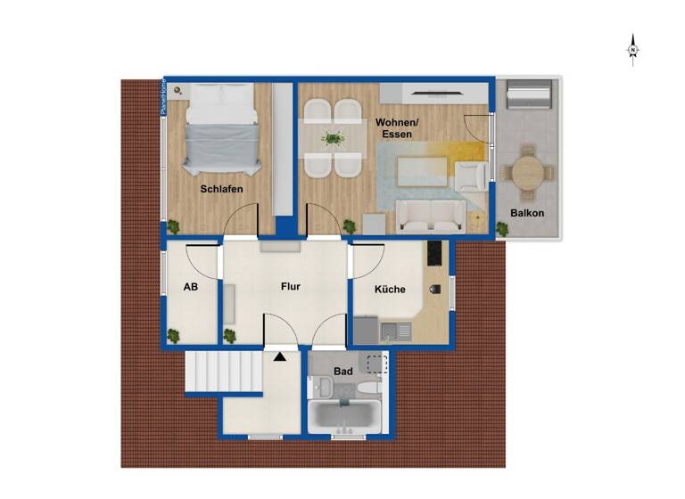 Wohnung zum Kauf 109.999 € 2 Zimmer 51,2 m² Zwenkau 04442
