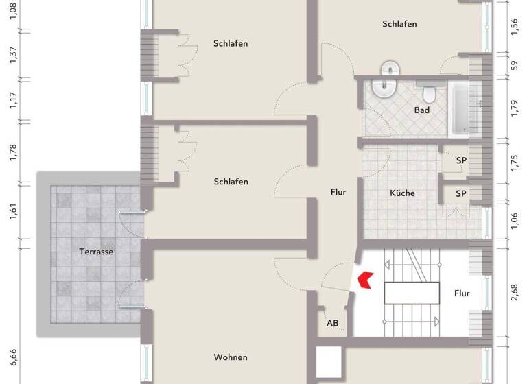 Wohnung zum Kauf 420.000 € 7,5 Zimmer 214,1 m² Am Grafenbusch 50 Marienkirche Oberhausen 46047