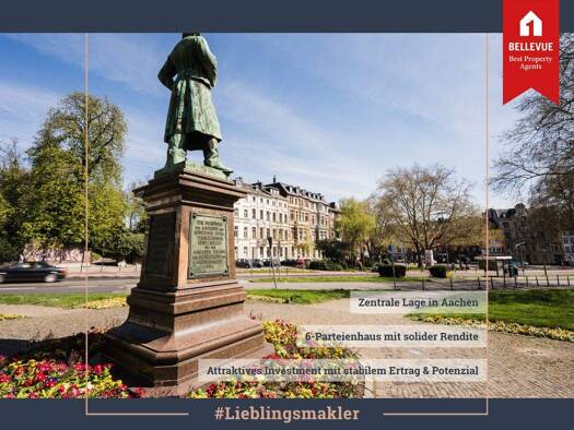 Mehrfamilienhaus zum Kauf als Kapitalanlage geeignet 1.899.000 € 22 Zimmer 417,1 m² 127 m² Grundstück Aachen 52062
