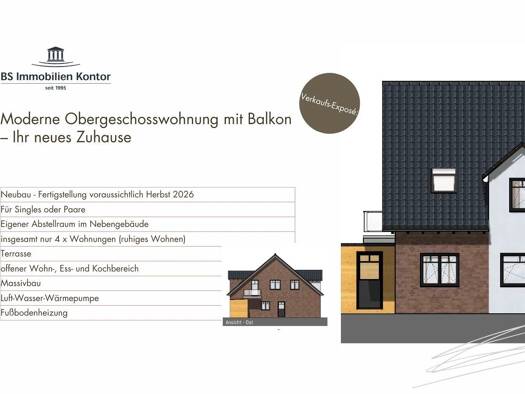 Wohnung zum Kauf - Erstbezug 226.500 € 3 Zimmer 70,1 m² Beschotenweg Weener 26826