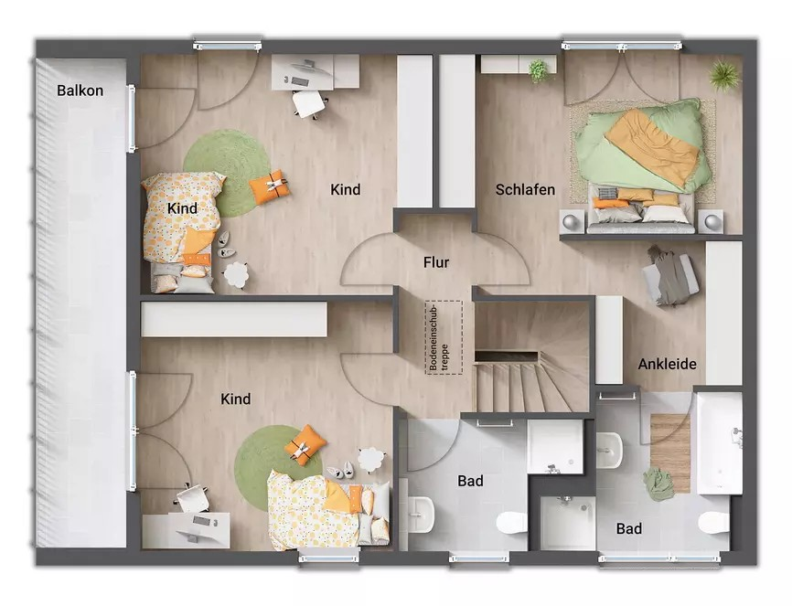 Stadthaus zum Kauf provisionsfrei 387.995 € 5 Zimmer 154 m²<br/>Wohnfläche Baugebiet Weitkamp II Oelde Oelde 59302