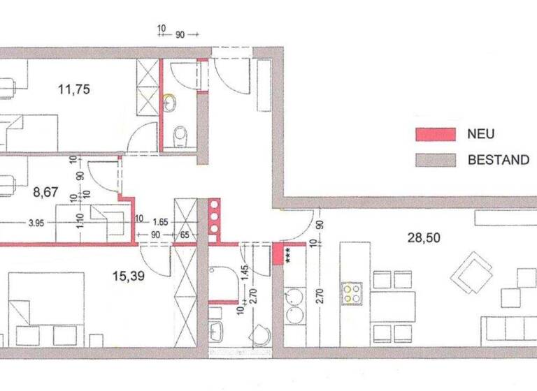 Wohnung zum Kauf 299.000 € 4 Zimmer 81 m² 3. Geschoss Henndorf am Wallersee 5302