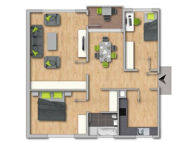 Wohnung zur Miete 1.300 € 1 Zimmer 73,7 m² Geschoss 3/3 frei ab 01.05.2026 Fürstenberg Konstanz 78467