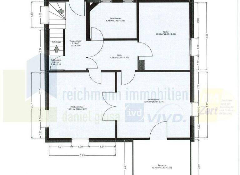 Mehrfamilienhaus zum Kauf 375.000 € 6 Zimmer 127 m² 566 m² Grundstück Donaueschingen 78166
