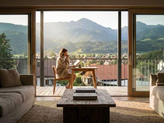 Wohnung zum Kauf provisionsfrei 293.790 € 1 Zimmer 46,8 m² 1. Geschoss Hochplattenstraße 1 Bergen Bergen 83346