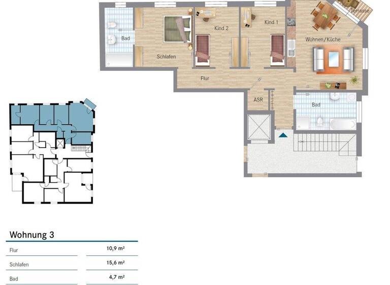 Wohnung zum Kauf 4 Zimmer 95,8 m² EG Mickten Dresden 01139