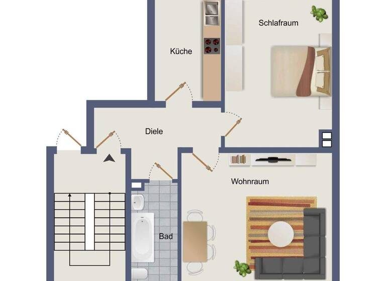 Sonstiges zum Kauf als Kapitalanlage geeignet 95.000 € 52 m² Broich Mülheim an der Ruhr 45479
