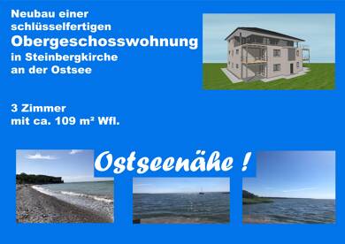 Wohnung zum Kauf 327.000 € 3 Zimmer 109 m² 1. Geschoss frei ab sofort Steinbergkirche Steinbergkirche 24972