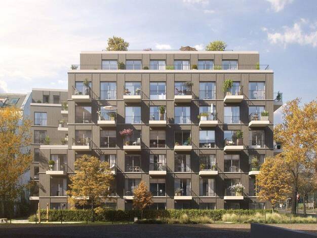 Wohnung zum Kauf - Neubau provisionsfrei 589.500 € 3 Zimmer 83 m² EG Thulestraße / Ecke Neumannstraße 48 Pankow Berlin 13189