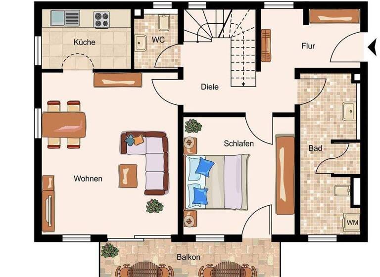 Wohnung zum Kauf 340.000 € 3 Zimmer 93,3 m² frei ab sofort Aigen Bad Füssing 94072