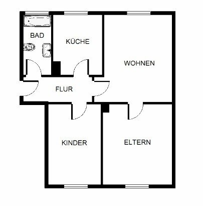 Wohnung zur Miete 581 € 3 Zimmer 59,3 m²<br/>Wohnfläche 1.<br/>Geschoss 14.01.2025<br/>Verfügbarkeit Centrumstr. 45 Kruppwerke Bochum 44793