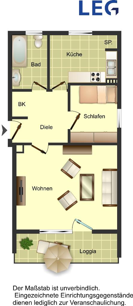 Wohnung zur Miete 589 € 2 Zimmer 61,9 m²<br/>Wohnfläche EG<br/>Geschoss 16.02.2025<br/>Verfügbarkeit Katternberger Straße 269 Katternberg - Stübchen Solingen 42655