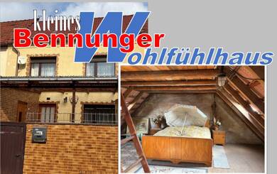 Reihenmittelhaus zum Kauf 42.300 € 4 Zimmer 98 m² 80 m² Grundstück frei ab sofort Mühlgasse 106 Bennungen Südharz 06536