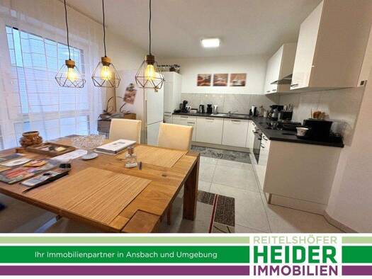 Wohnung zur Miete 800 € 3 Zimmer 84,2 m² EG Leutershausen 91578