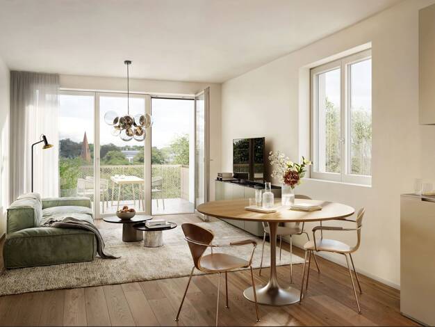 Wohnung zum Kauf - Neubau provisionsfrei 348.900 € 2 Zimmer 56,7 m² 1. Geschoss Nürnberg 90431
