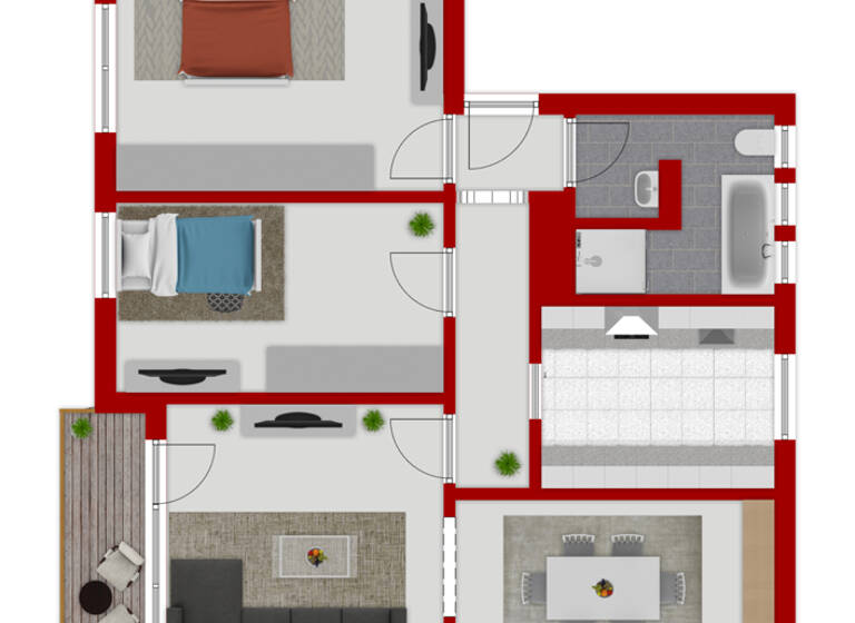 Wohnung zum Kauf 259.000 € 3,5 Zimmer 86,6 m²<br/>Wohnfläche 1.<br/>Geschoss Singen Singen 78224