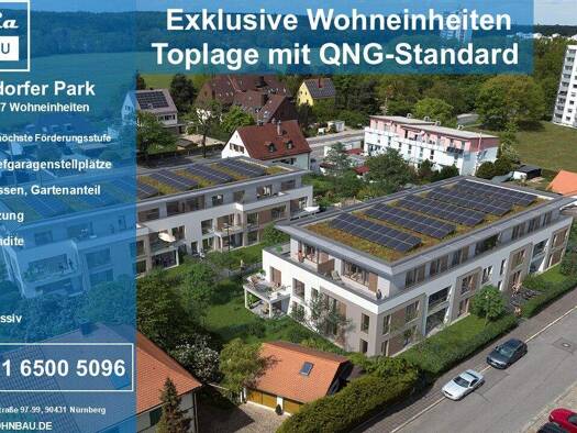 Wohnung zum Kauf - Neubau provisionsfrei 454.276 € 3 Zimmer 70,5 m² 1. Geschoss Reichelsdorfer Hauptstraße 97-99 Reichelsdorf Nürnberg / Reichelsdorf 90453