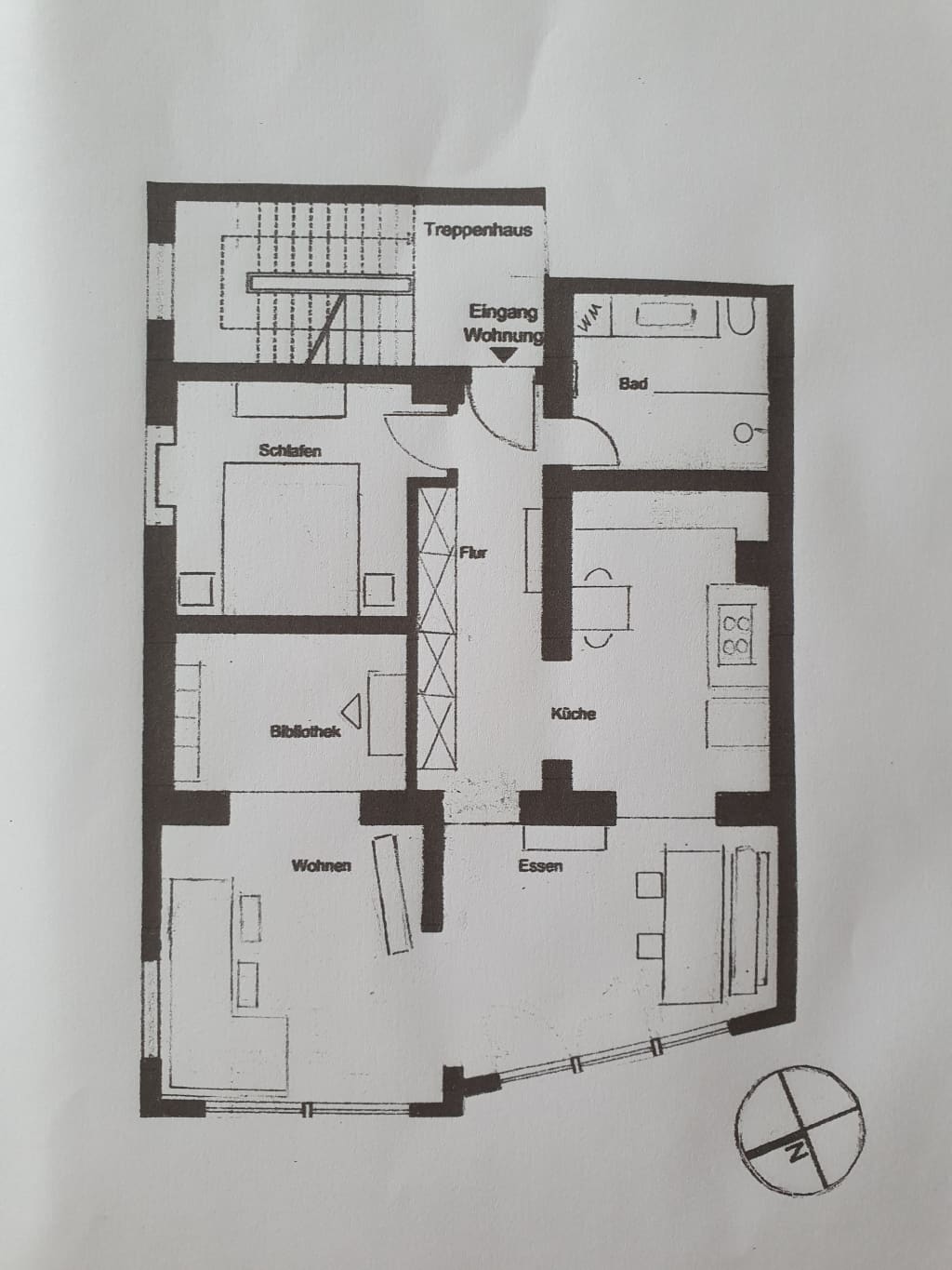 Wohnung zur Miete Wohnen auf Zeit 2.300 € 3 Zimmer 93 m²<br/>Wohnfläche ab sofort<br/>Verfügbarkeit Reichswaldallee Rath Düsseldorf 40472