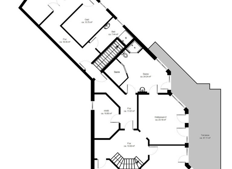 Villa zum Kauf 2.490.000 € 11 Zimmer 270 m² 4.110 m² Grundstück Bendestorf 21227