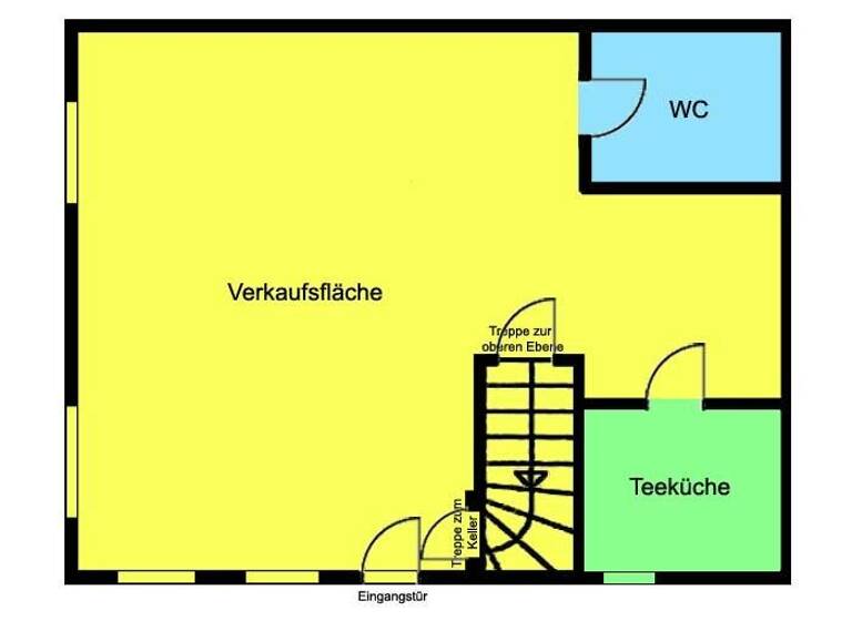 Verkaufsfläche zur Miete provisionsfrei 665 € 3 Zimmer 97,8 m² Verkaufsfläche teilbar ab 97,8 m² Coswig 01640