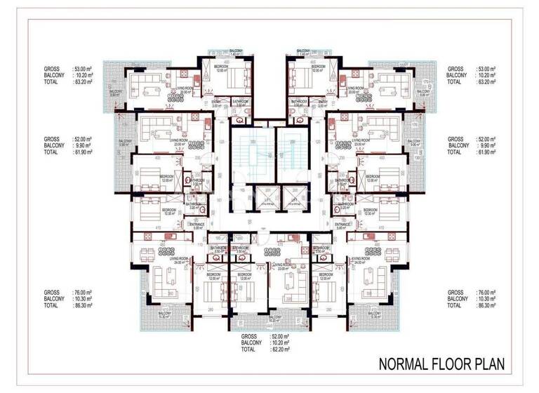 Penthouse zum Kauf 342.000 € 5 Zimmer 169 m² EG Antalya 07450