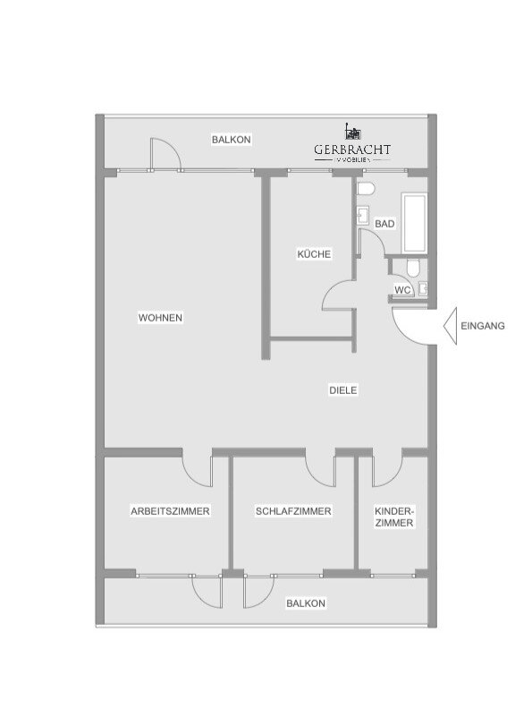 Wohnung zum Kauf 375.000 € 4 Zimmer 110 m²<br/>Wohnfläche 2.<br/>Geschoss Lichtenbroich Düsseldorf / Lichtenbroich 40472