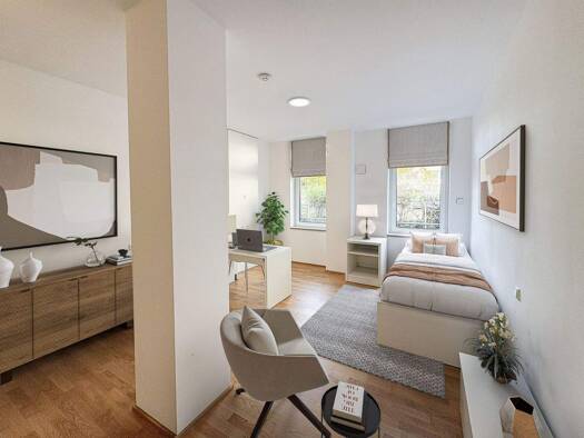 Studio zur Miete 760 € 1 Zimmer 43,8 m² EG frei ab 01.03.2026 Hahnstraße 72 Niederrad Frankfurt am Main 60528