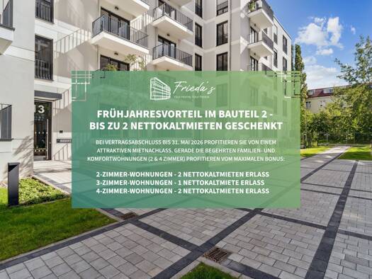 Wohnung zur Miete - Erstbezug 1.479 € 2 Zimmer 60,4 m² 4. Geschoss Friedenauer Höhe 9A Friedenau Berlin 12159