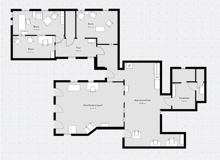 Bürofläche zur Miete 1.400 € 7 Zimmer 150 m² Bürofläche Fritzlar 34560