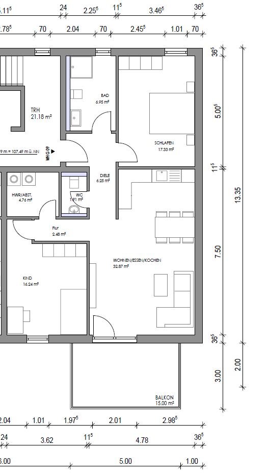 Wohnung zum Kauf provisionsfrei 606.272 € 3 Zimmer 94,7 m²<br/>Wohnfläche Griesheim Frankfurt 65933