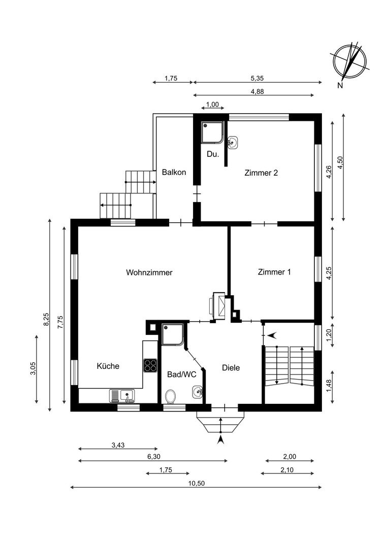 Wohnung zur Miete 950 € 3 Zimmer 96,4 m²<br/>Wohnfläche EG<br/>Geschoss Neuenstadt Neuenstadt 74196