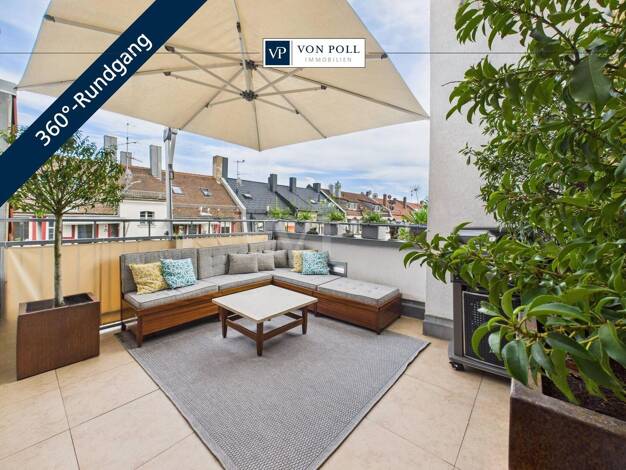 Terrassenwohnung zum Kauf 720.000 € 5 Zimmer 167 m² 4. Geschoss St Peter Weiterer Innenstadtgürtel Süd 90478