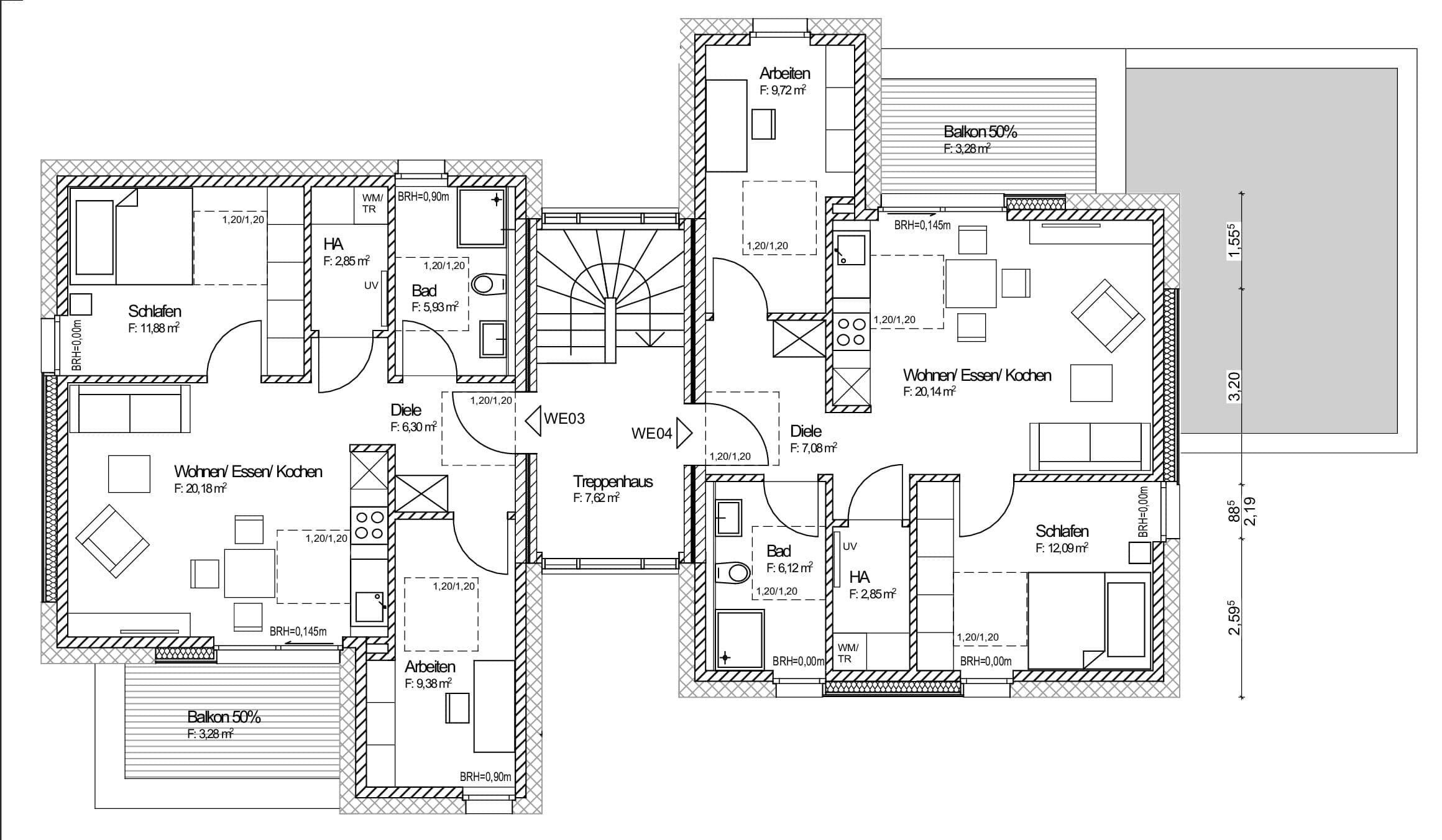 Wohnung zum Kauf 325.000 € 3 Zimmer 61,3 m²<br/>Wohnfläche Breslauer Straße Oldenburg 26135