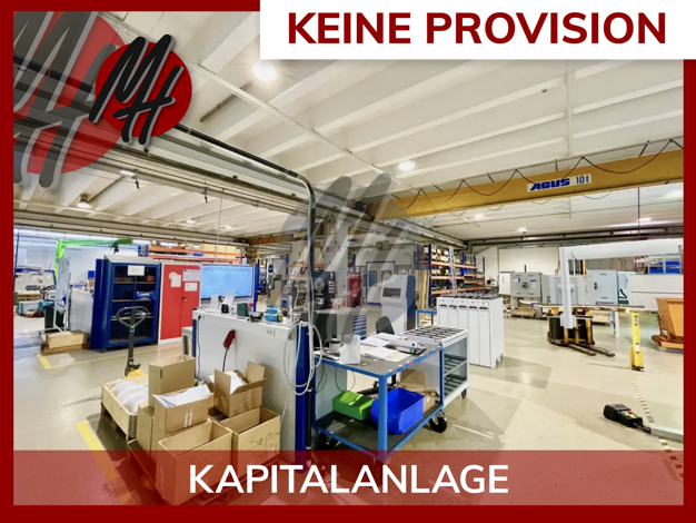 Halle/Industriefläche zum Kauf als Kapitalanlage geeignet 2.600 m² 3.000 m² Grundstück Fechenheim Frankfurt am Main 60386
