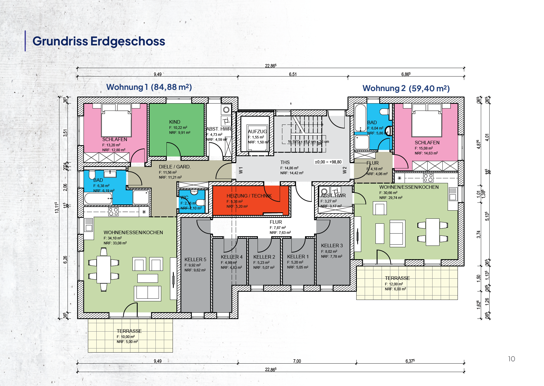 Wohnung zum Kauf provisionsfrei 325.000 € 3 Zimmer 85 m²<br/>Wohnfläche EG<br/>Geschoss Schlitzer Str. 21a Großenlüder Großenlüder 36137