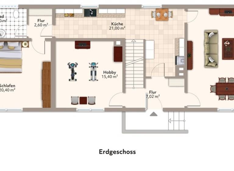 Einfamilienhaus zum Kauf 395.000 € 8 Zimmer 239 m²<br/>Wohnfläche 380 m²<br/>Grundstück Roßdorf Bruchkoebel-Rossdorf 63486