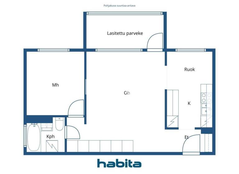 Studio zum Kauf 98.000 € 2 Zimmer 50,5 m² 3. Geschoss Yllästunturintie 1 Helsinki 00970