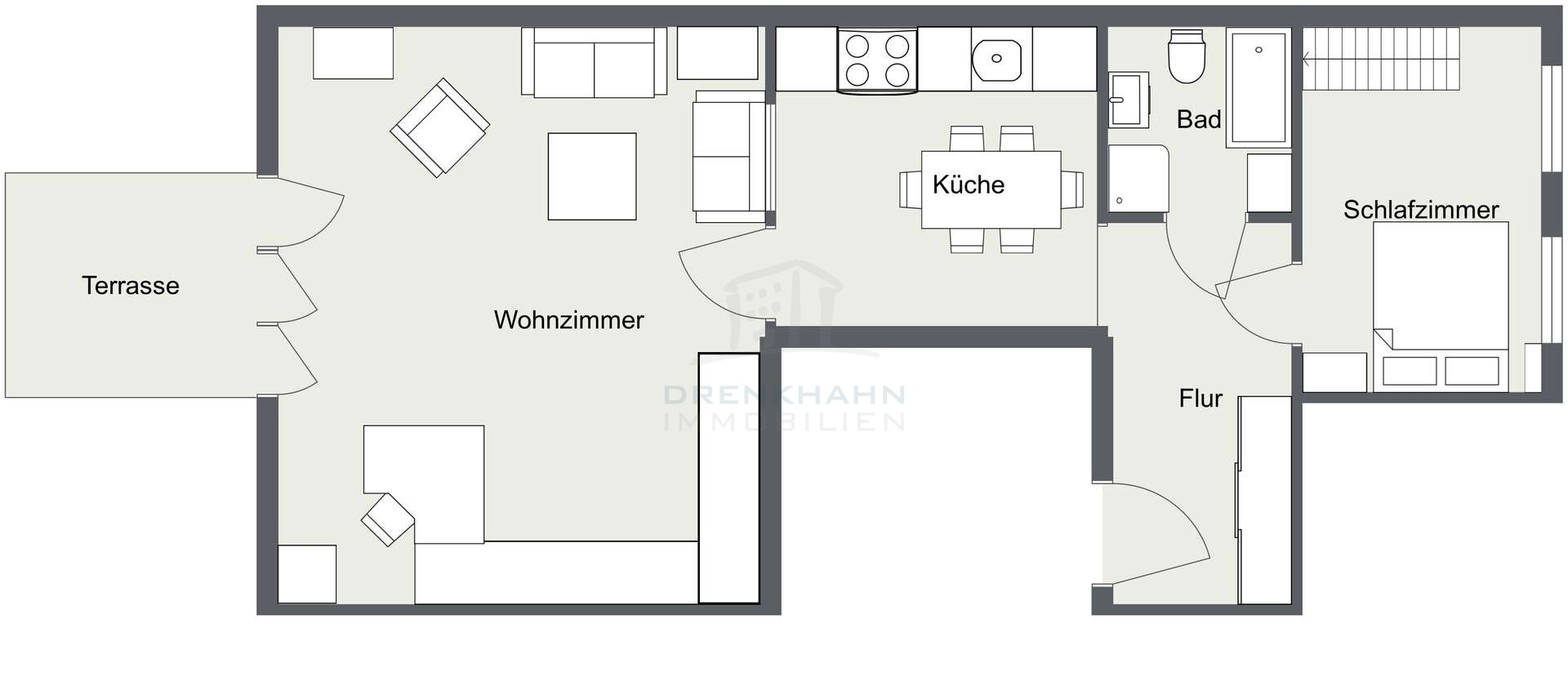 Wohnung zur Miete 1.650 € 2 Zimmer 73 m²<br/>Wohnfläche 1.<br/>Geschoss Beginenberg 1 Stadtmitte Rostock 18055