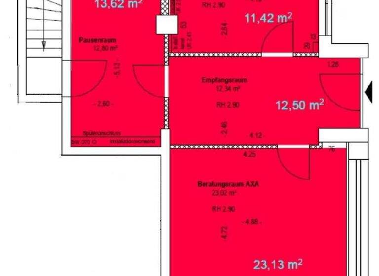 Bürofläche zur Miete provisionsfrei 5,50 € 61,2 m² Bürofläche Muskauer Straße 72 Weißwasser 02943