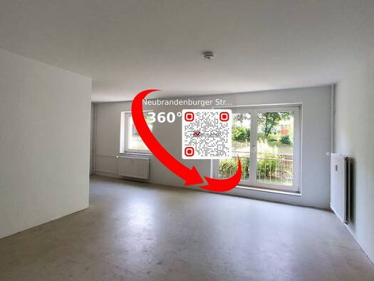 Wohnung zur Miete nur mit Wohnberechtigungsschein 382 € 2 Zimmer 65,2 m² EG frei ab sofort Neubrandenburger Str. 15 Westhagen Wolfsburg 38444