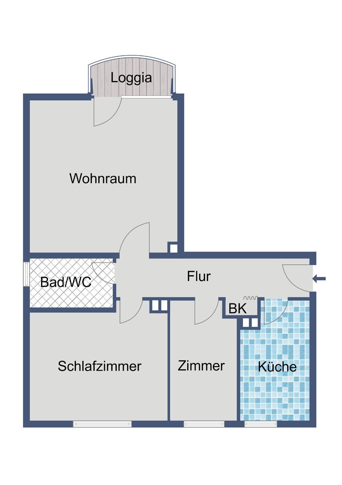 Wohnung zur Miete 563 € 3 Zimmer 58,8 m²<br/>Wohnfläche 2.<br/>Geschoss 01.04.2025<br/>Verfügbarkeit Langobardenweg 11 Unterliederbach Frankfurt am Main 65929