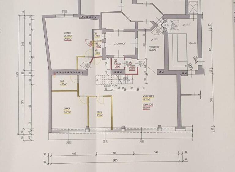 Wohnung zum Kauf 3.060.000 € 4 Zimmer 219,3 m² Wien 1060
