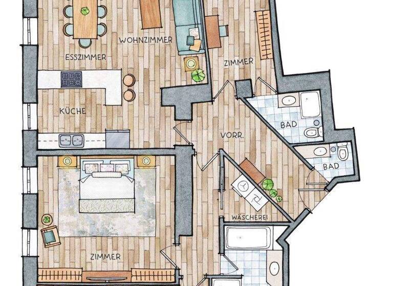 WG-Zimmer zum Kauf 587.500 € 4 Zimmer 120 m² Wien,Währing 1180