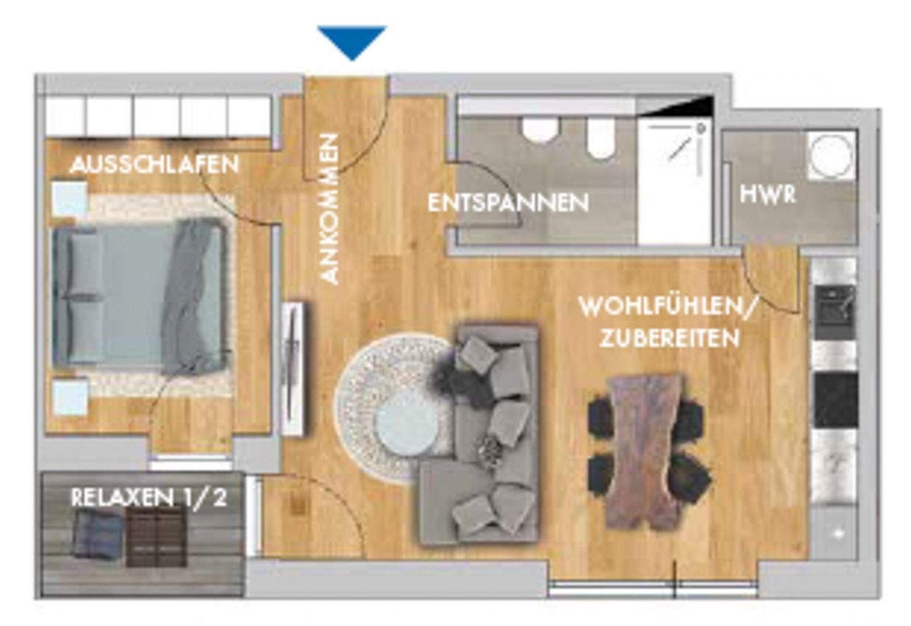 Wohnung zur Miete 1.029 € 2 Zimmer 49 m²<br/>Wohnfläche 6.<br/>Geschoss 01.04.2025<br/>Verfügbarkeit Shakespearestr. 48-50 Zentrum - Süd Leipzig 04107