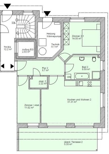 Wohnung zum Kauf provisionsfrei 330.000 € 3 Zimmer 82,7 m² Sittensen Sittensen 27419