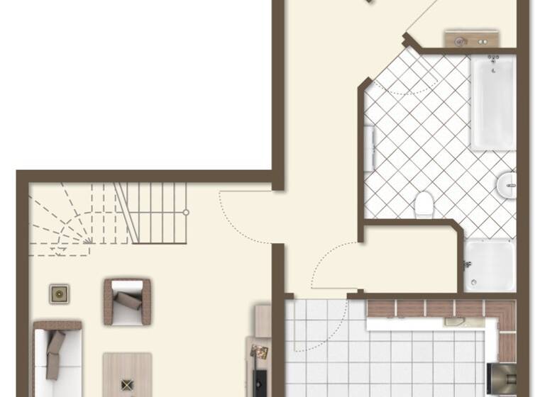 Wohnung zur Miete 695 € 3 Zimmer 95 m² 2. Geschoss frei ab 01.07.2026 Dunningen 78655