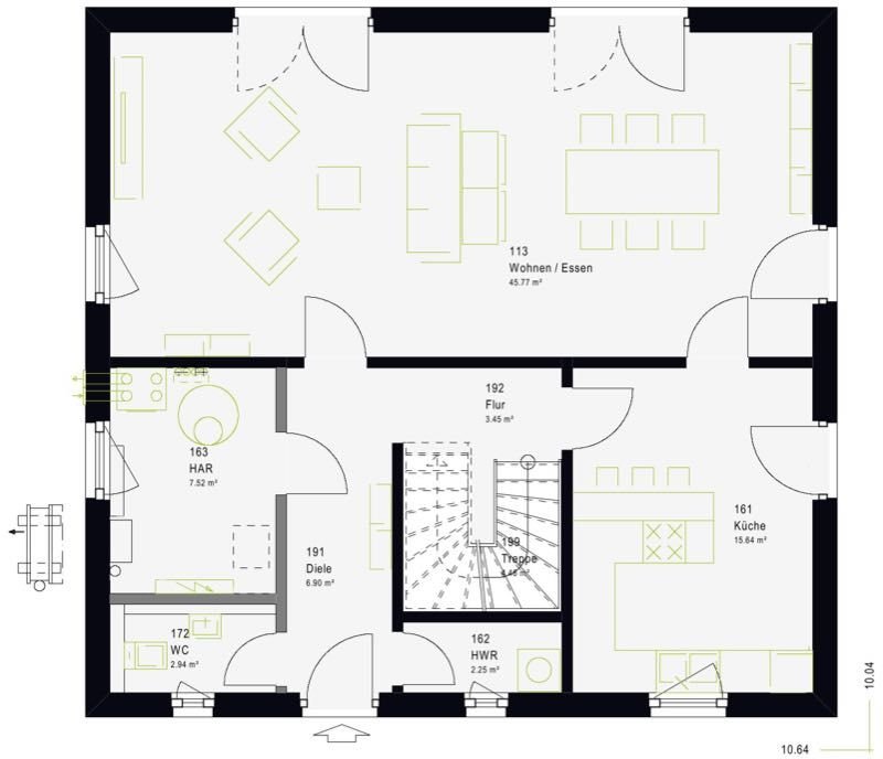 Haus zum Kauf provisionsfrei 324.260 € 5 Zimmer 165 m²<br/>Wohnfläche 498 m²<br/>Grundstück Holthausen Steinfeld 49439