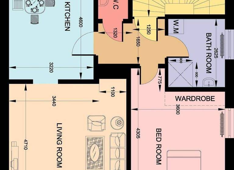 Wohnung zur Miete 1.086 € 2 Zimmer 65 m² 2. Geschoss frei ab 01.05.2026 Heinz Penzberg 82377