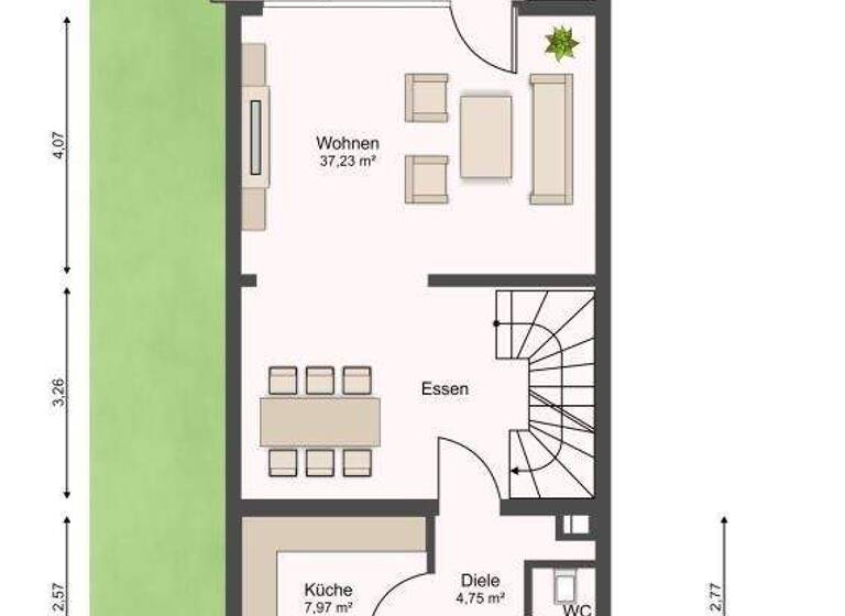 Reihenendhaus zum Kauf 692.000 € 5 Zimmer 137 m² 183 m² Grundstück Bad Vilbel 61118