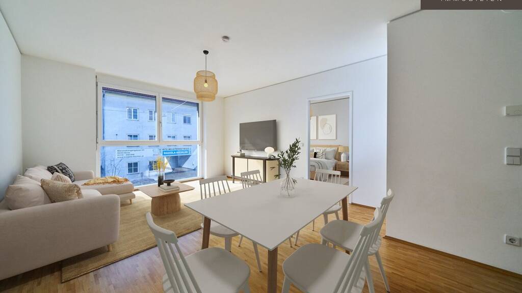 Wohnung zur Miete 512 € 2 Zimmer 52,4 m² 2. Geschoss Gries Graz 8020